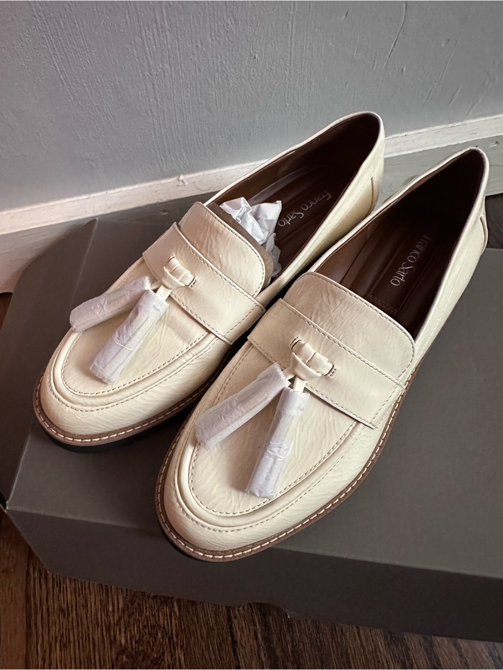 Franco Sarto Carolynn Loafers with Lug Sole - Picture 8 of 11